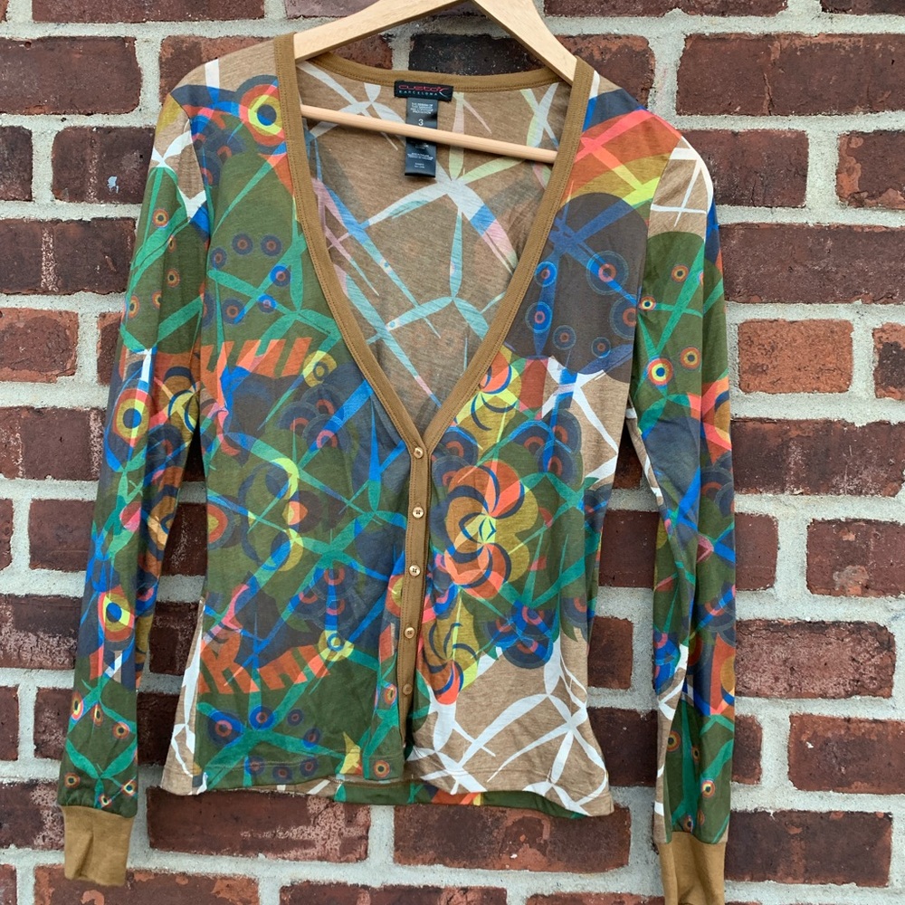 Light weight custo Barcelona cardigan. Size 3, M.